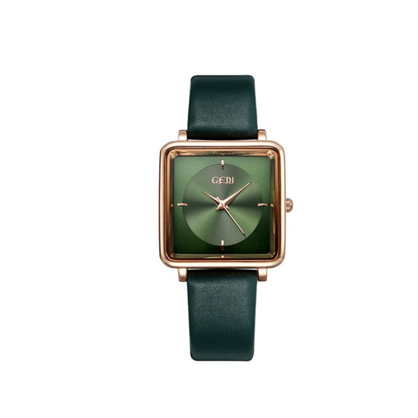 Veile Studios 24Cm 9497 Square Ladies Watch Korean Style Fashion Waterproof Belt Casual Female Watches