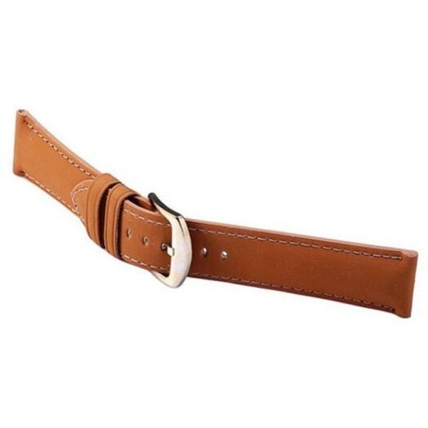 Veile Studios 24Mm Leather Strap Band For Watch Brown Wristwatch Bands