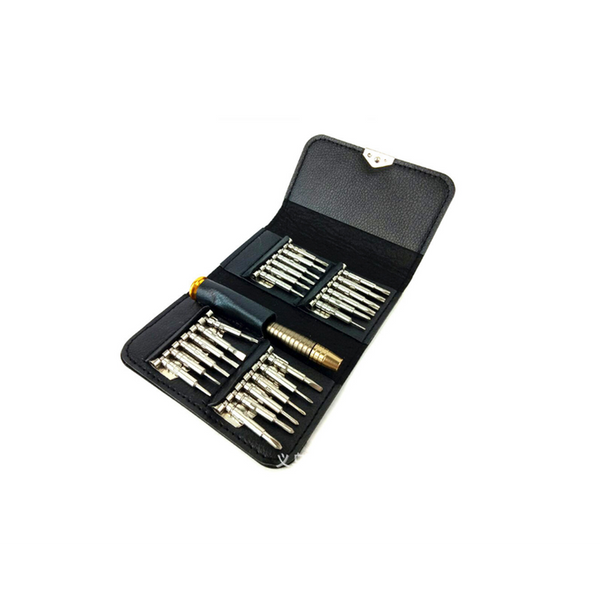 25 In 1 Small Precision Screwdrivers Setrepair Tool Kits With Black Bag Screwdrivers & Nutdrivers