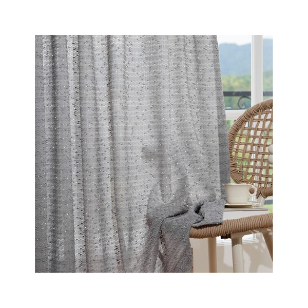 250 Centimetre Grey Modern Luxury Retro Style Curtains For Living Room Bedroom Curtains & Drapes
