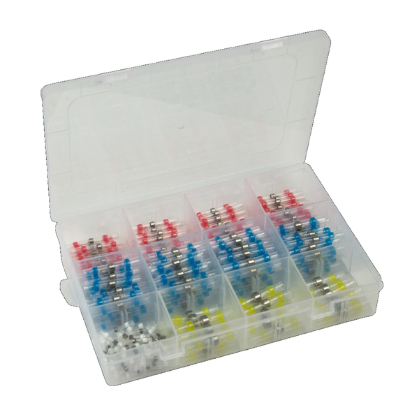 250Pcs Waterproof Solder Seal Sleeve Heat Shrink Butt Wire Connectors Terminals Heat Shrink Tubing