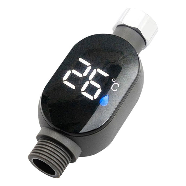 Black Led Bathroom Shower Thermometer (0~99): Accurate Temp Measurement Smart Counter. Other Bathroom Accessories