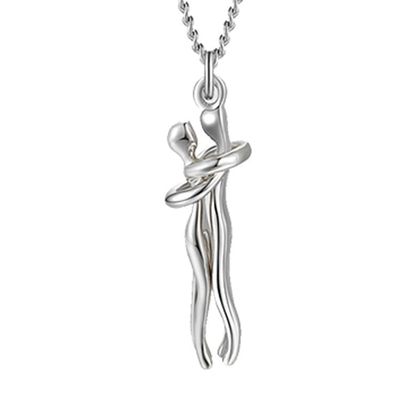 Veile Studios Hugging Couple Pendant Necklace Gift Idea Necklaces & Pendants