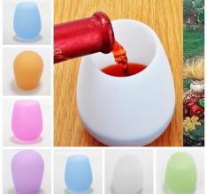 Magic Silicone Glass Stemless Camping Safe Outdoors Wine Glassware & Drinkware