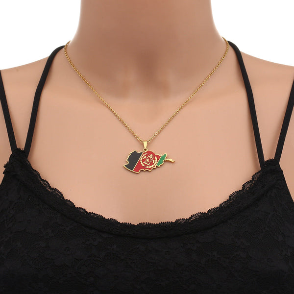 Veile Studios Couple Style Ethnic Necklace Personalised Titanium Steel Accessories Necklaces & Pendants