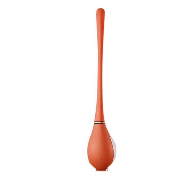 Toilet Brush Orange Silicone Wall Mounted Soft Bristles Brushes Set Bathroom Accessories Toilet Brushes & Holders