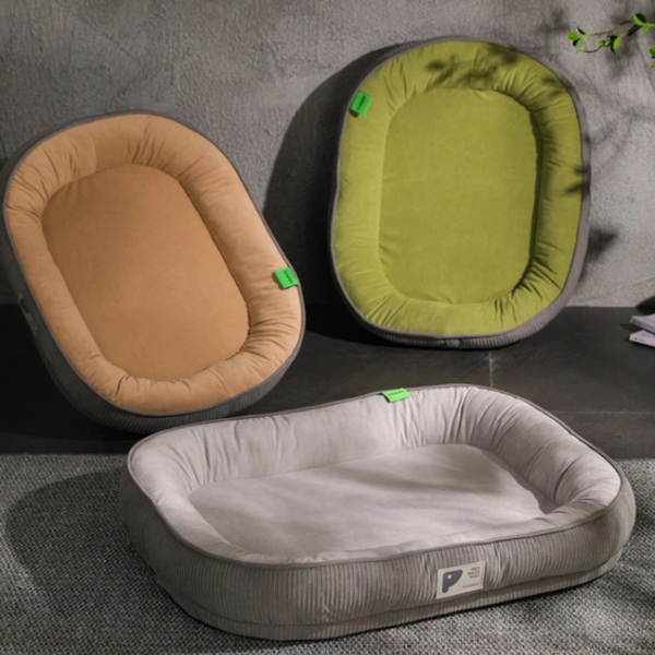 Pet Bed Apple Green Plush Cushion Mattress Couch Accessories Pet Beds