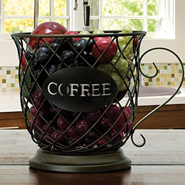 Coffee Cup Mug Pod Holder Storage Basket Vases