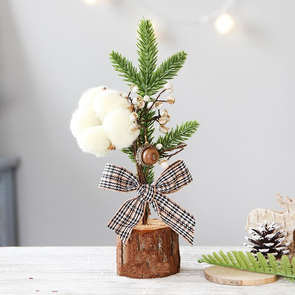 Small Christmas Tree Table Ornaments Decorations Seasonal Decorations