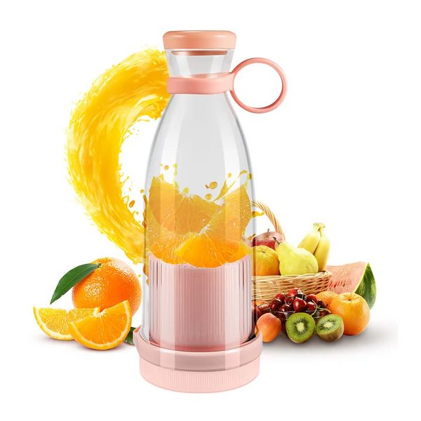 Rechargeable Mixers Fresh Fruit Juicers Blue Pink Usb Portable Bottle Mini Fast Electric Blender Smoothie Ice Maker Handheld Blenders