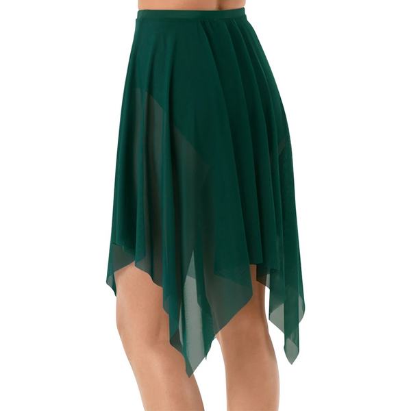 Mesh Wraps Ballet Classwear Dance Skirt Competition Performance Clothes Elastic Waistband Non Briefs Attached Skirts