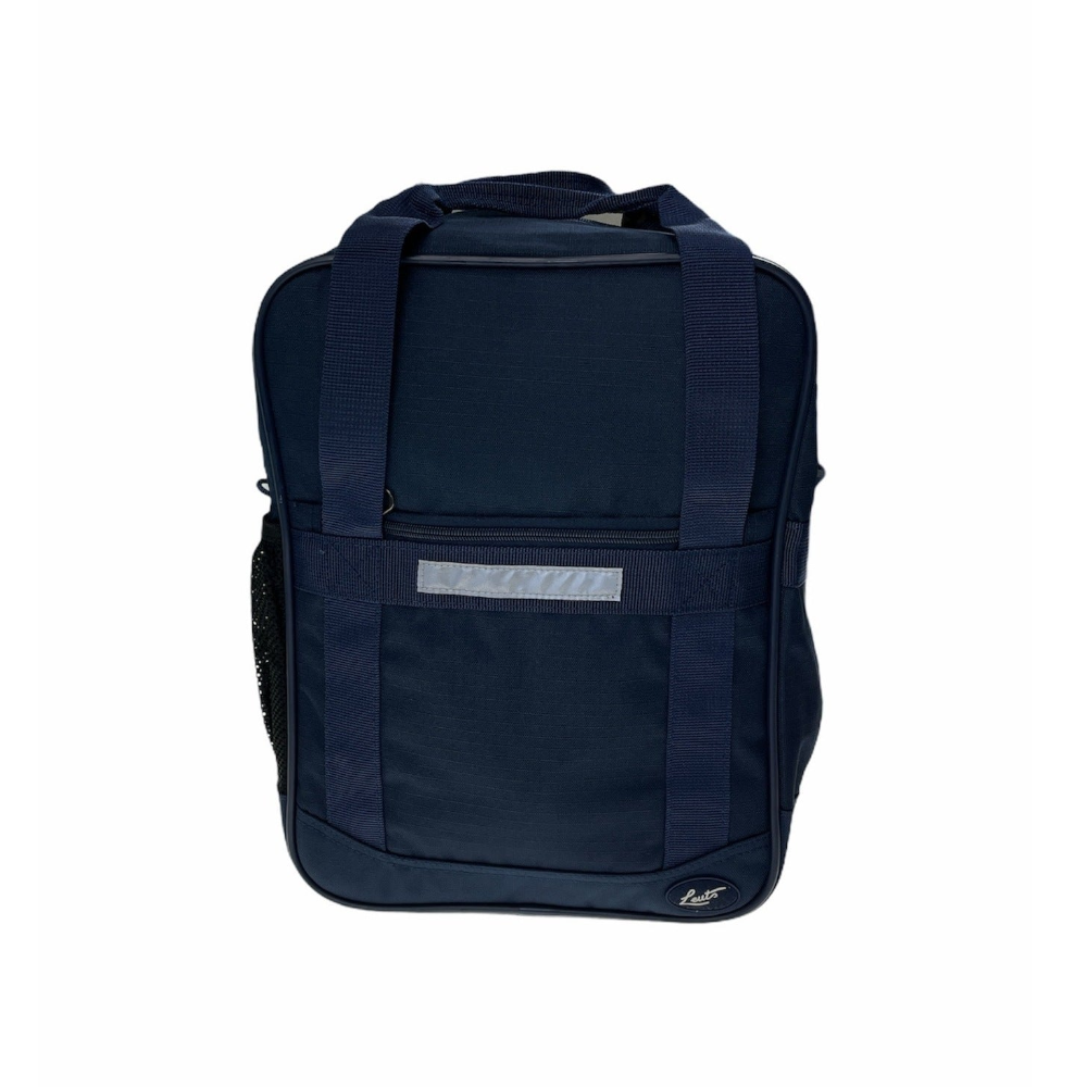 Leuts 26L Backpack School Book Library Utility Carry Bag Dark Navy Backpacks & Bags