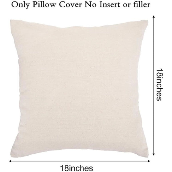 3Pcs Christmas Polyester Peach Skin Pillowcase Cartoon Printed Cushion Cover Blue
