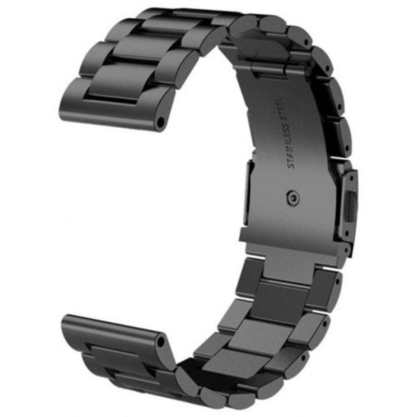 Veile Studios 26Mm Stainless Steel Metal Strap For Garmin Fenix 5X 3 Hr Black Wristwatch Bands