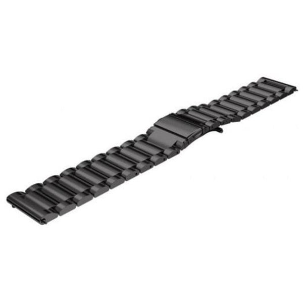 Veile Studios 26Mm Stainless Steel Metal Strap For Garmin Fenix 5X 3 Hr Black Wristwatch Bands