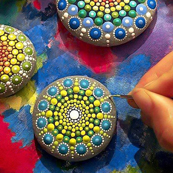 Paint 27 Piece Mandala Painting Craft Kit Dotting Tools Rock Art Other Painting Accessories