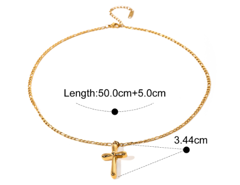Stainless Steel Cross Necklace Necklaces & Pendants