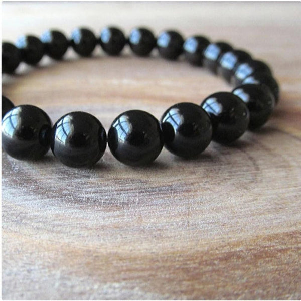 Black Onyx Bracelet For Women Geometric Design In Fashion Jewellery Category Bracelets