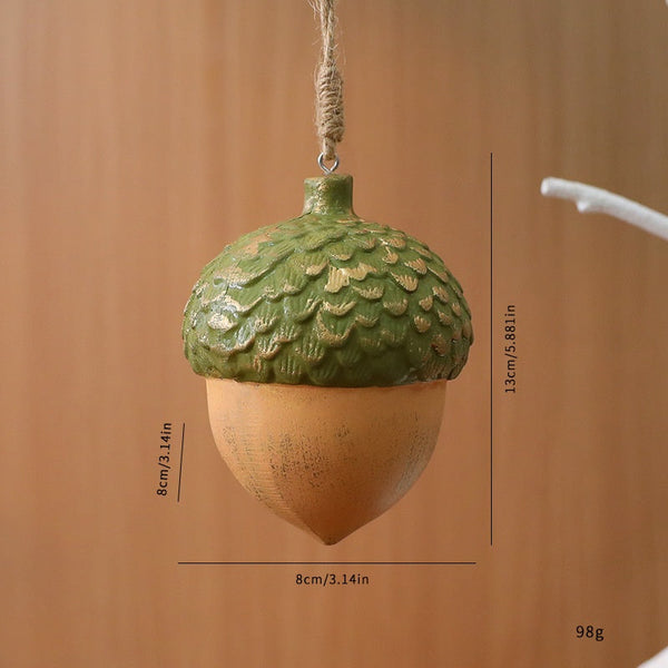Christmas Acorn Star Tree Ornament Holiday Decoration Hanging Seasonal Decorations