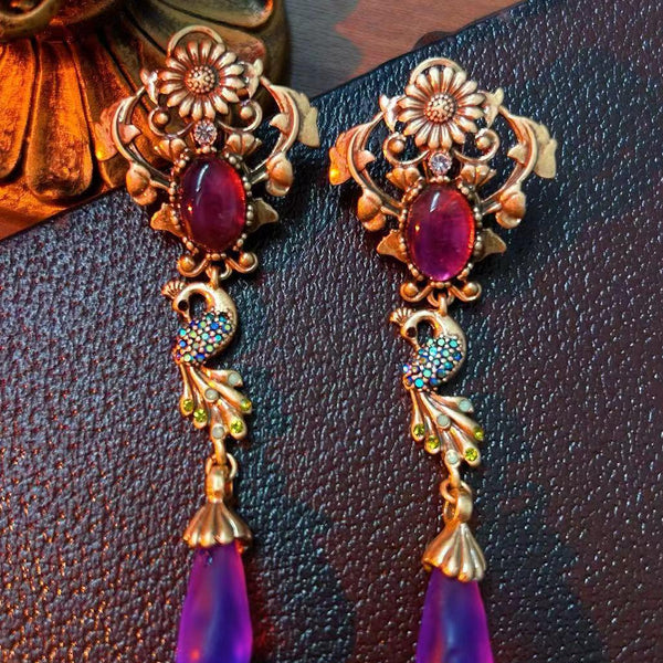 Veile Studios Palace Retro Copper Plated Genuine Gold Diameter 35 Centimetre Height 9 Earrings