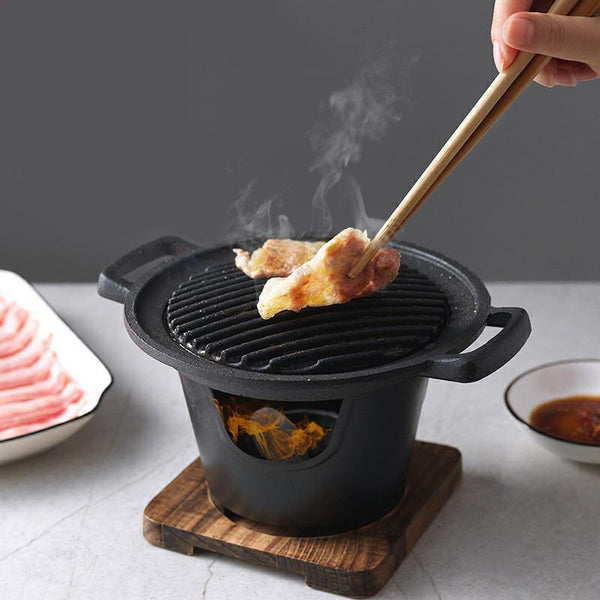 Barbecues Grills & Smokers Portable Mini Bbq Japanese Grill Non Stick Stove Plate Korean Barbeque