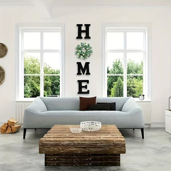 Home Wooden Alphabet Living Room Dining Room Wall Decoration Wall Decoration Dog Bowls