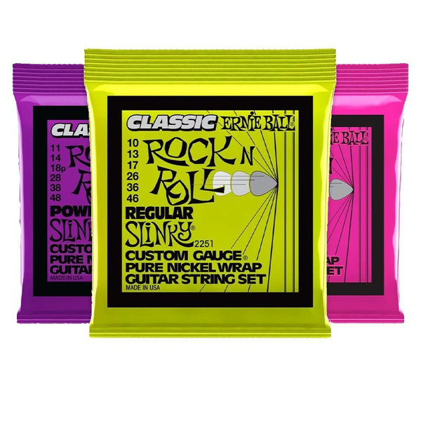 Eb Regular Slinky Classic Pure Nickel Electric Guitar Strings 10 46 Gauge (P03251) Guitar Accessories