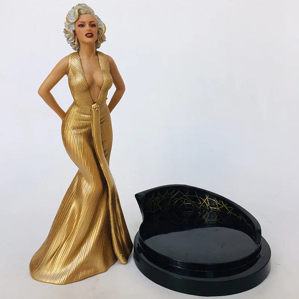 Hot Toys Marilyn Monroe Beautiful Woman Immovable Statue With Base Cake Pendant Collectible Decoration Model Figures Gifts Sculptures & Figurines