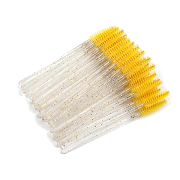 50 Pcs Eyelash Makeup Disposable Mascara Wands Applicator Spoolers Lashes Cosmetic Tools Brushes