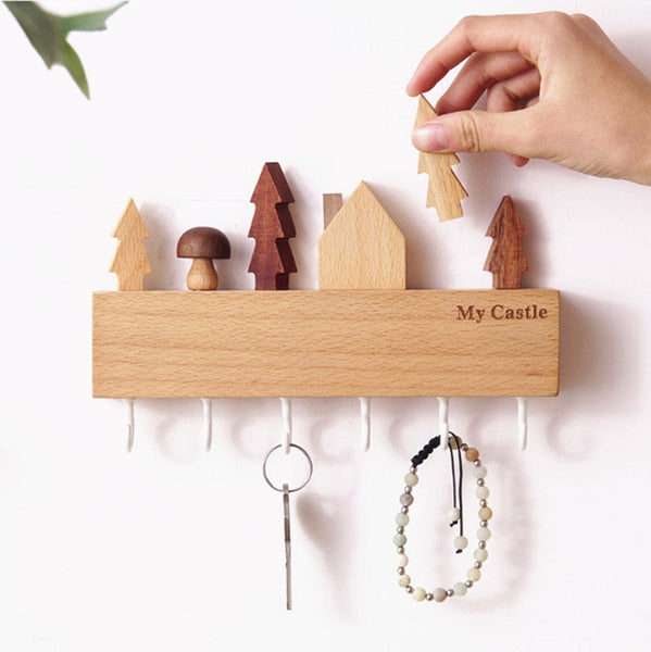 My Castle Wall Rack Key Hooks Decor Hooks & Hangers