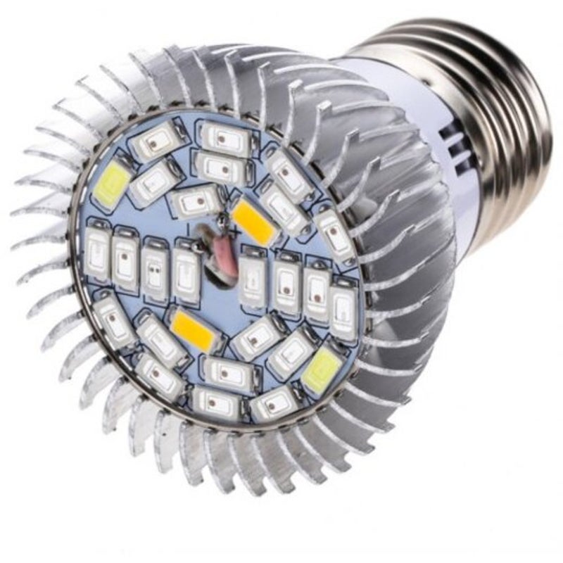 28 Led All Light Spectrum Plant Lamp Milk White Grow Lights & Light Bulbs