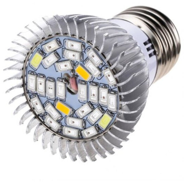 28 Led All Light Spectrum Plant Lamp Milk White Grow Lights & Light Bulbs