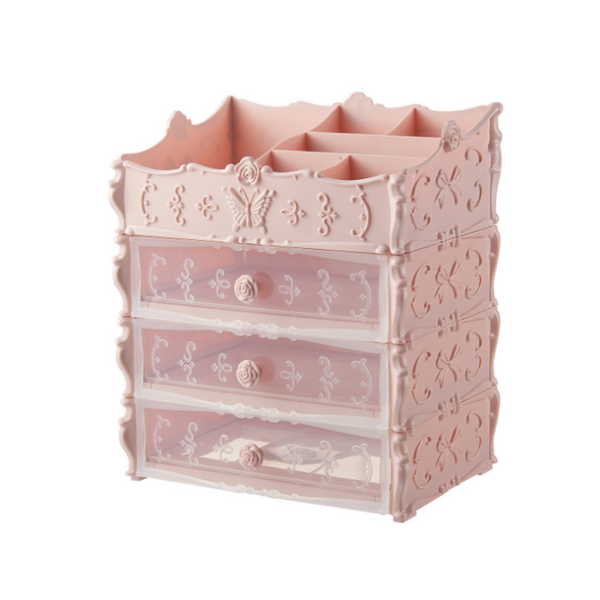 Makeup Organiser Cosmetic Storage Box Drawers Desktop Jewellery Makeup Bags & Cases