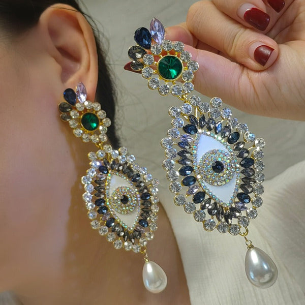 Eyelash Extensions Eye With Eyelashes Unique Earrings Women