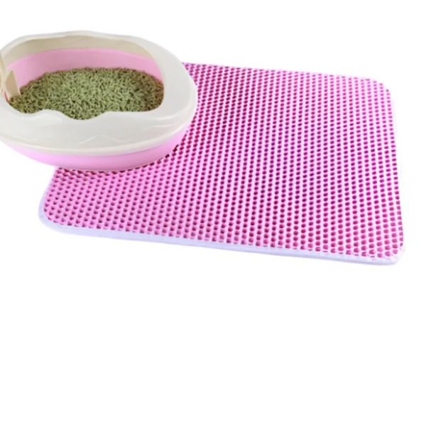 Waterproof Pet Cat Litter Mat Double Layer Box Non Slip Sand Pad Washable Bed Clean Products Litter Trays