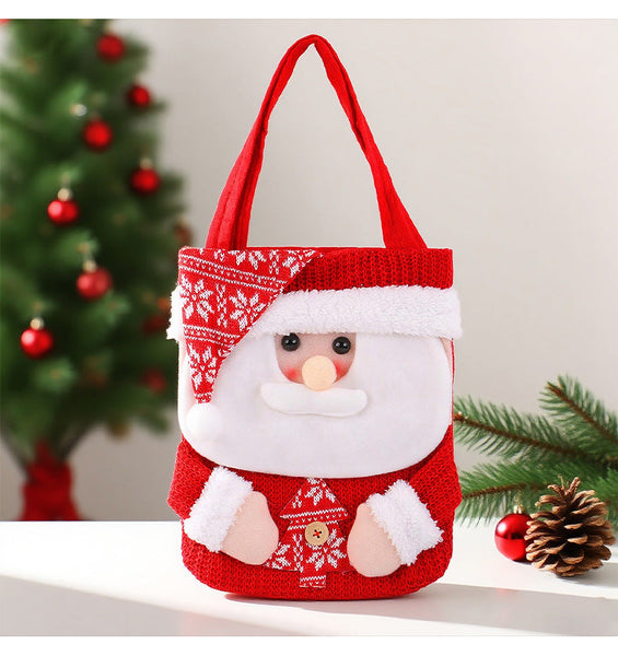 Christmas Knitted Gift Bag Gift Bags