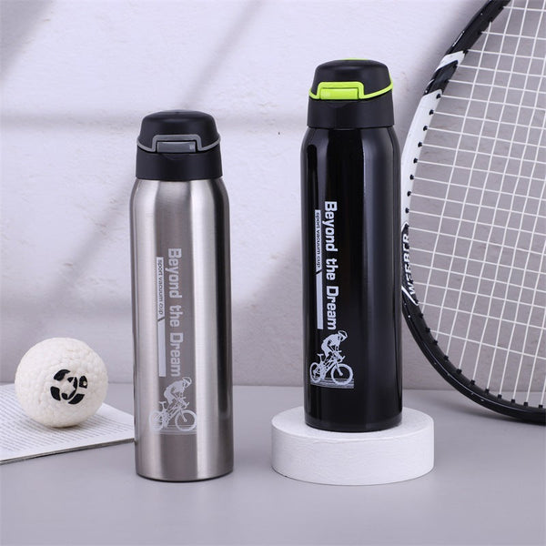 Outdoor Sports Portable Thermos Kettle With Handle 500Ml Vacuum Insulated Water Cup Vacuum Flasks & Mugs