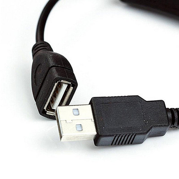 28Cm Usb Fan Power Supply Line Cable Male To Female Extension Adapter With Switch Onoff
