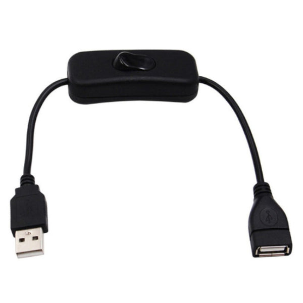 28Cm Usb Cable With Switch On Off Extension Toggle For Lamp Fan Power Supply Line Hot Adapter Usb Cables Hubs & Adapters