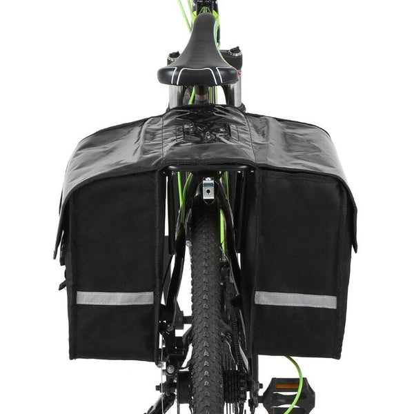 28L Water Resistant Bicycle Rear Seat Carrier Bag Rack Trunk Bags Bike Commuter Pannier
