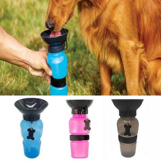 500Ml Travel Water Bottle For Dogs Puppies Dishes Feeders & Fountains
