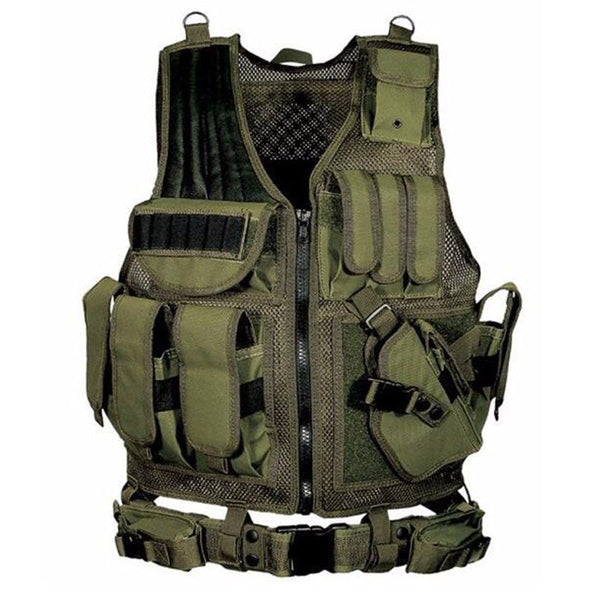 Tactical Vest Military Combat Army Armor Molle Airsoft Plate Carrier Swat Outdoor Fishing Cs Training Vests