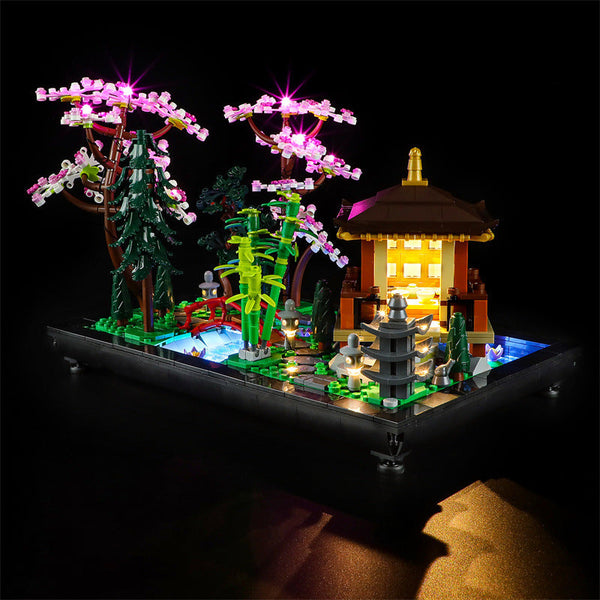 Yeabricks Is Compatible With Lego 10315 Peaceful Garden Building Blocks Led Lighting Creative Accessories And Assembled Building Toys Sets & Packs
