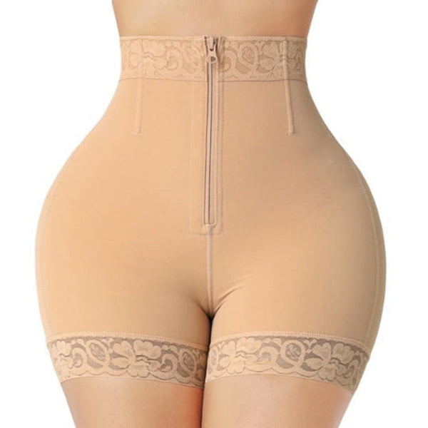 Style Zipper Button Up Buttocks Lifting Body Shaping Tummy Control Butt Lifting Shapewear