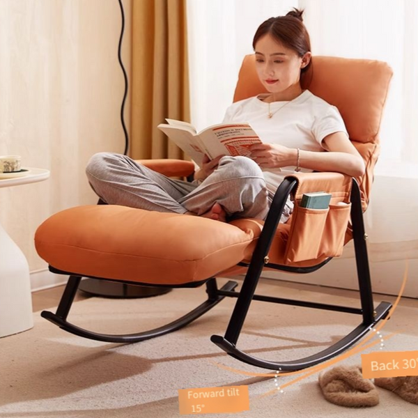 Rocking Chair Adult Lounge Balcony Home Leisure Single Lazy Person Sofa Loungers