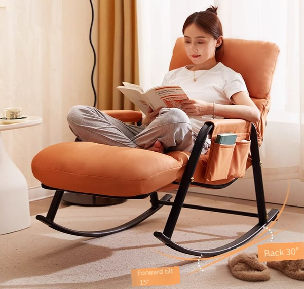 Rocking Chair Adult Lounge Balcony Home Leisure Single Lazy Person Sofa Chairs