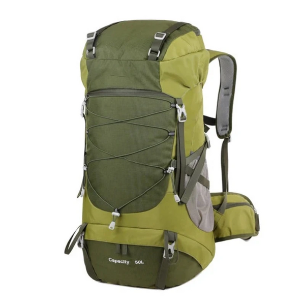 Westtune 50L Hiking Backpack With Rain Cover Multifunctional Mountaineering Bag Outdoor Rucksack For Travel Trekking Camping Daypacks