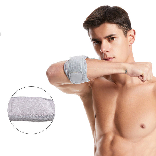 Sports Elbow Protection Tennis Badminton Breathable Pressurized Adjustable Open Strap Protective Pads & Armour