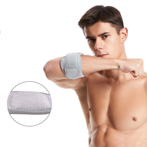 Sports Elbow Protection Tennis Badminton Breathable Pressurized Adjustable Open Strap Protective Pads & Armour