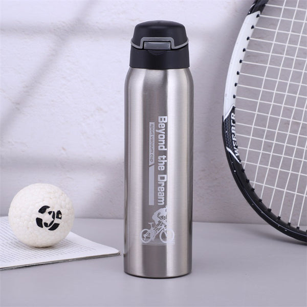 Outdoor Sports Portable Thermos Kettle With Handle 500Ml Vacuum Insulated Water Cup Vacuum Flasks & Mugs